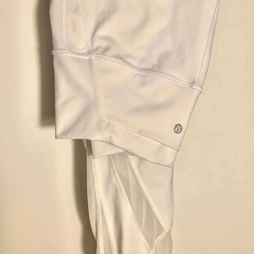 Lululemon Leggings- White: Size 8